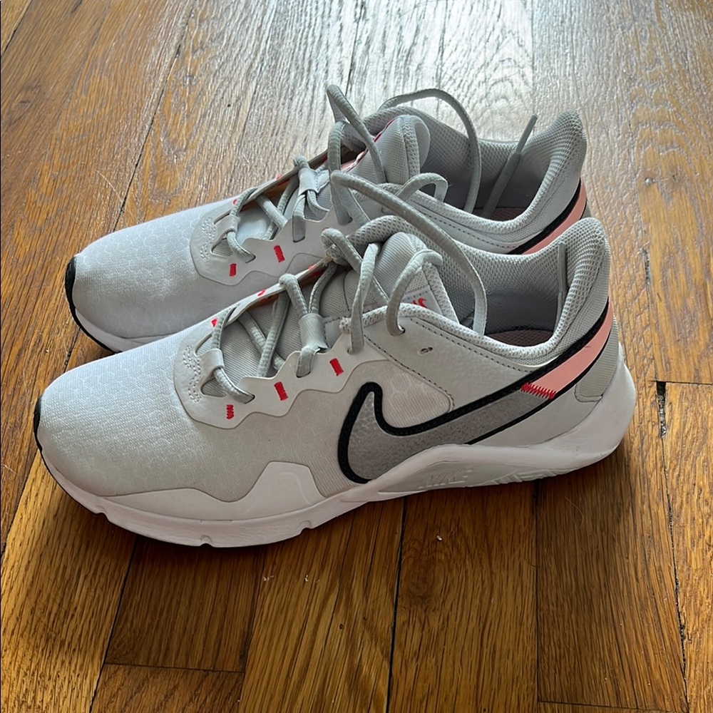Nike White and Red Sneakers Modern Design